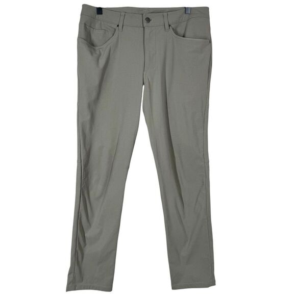 Lululemon Men’s ABC Pants Slim Classic 5 Pocket Tan Style M5A88S Size 32 - Picture 1 of 7